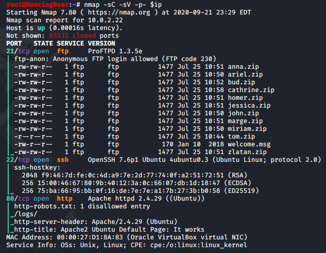 nmap